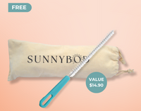 SUNNYBOD™ Refillable Sunscreen Brush Free Brush Pouch and Cleaning Brush